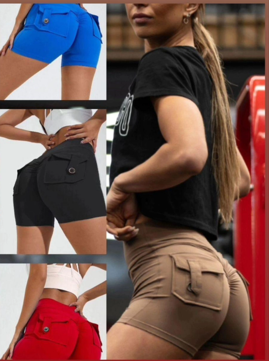 Booty Shorts With Pockets